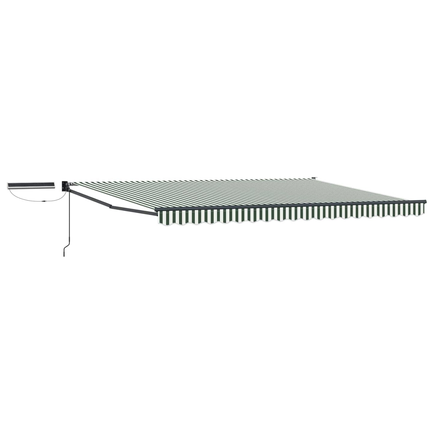 Tettuccio Elettrico Retrattile Verde, Bianco, Antracite 5 x 3 m | homemem39