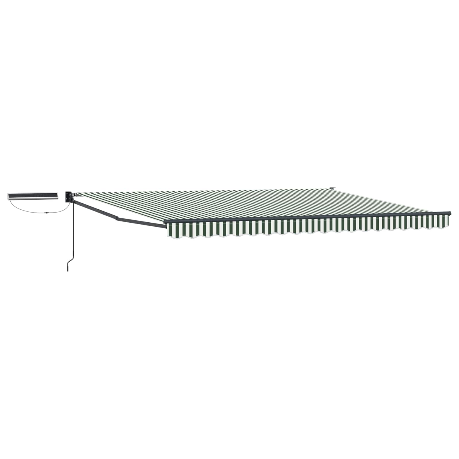 Tettuccio Elettrico Retrattile Verde, Bianco, Antracite 5 x 3 m | homemem39