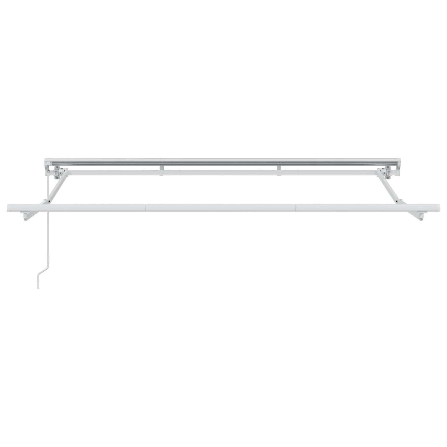 Tenda retrattile manuale Arancione, Grigio, Blu, Bianco | homemem39