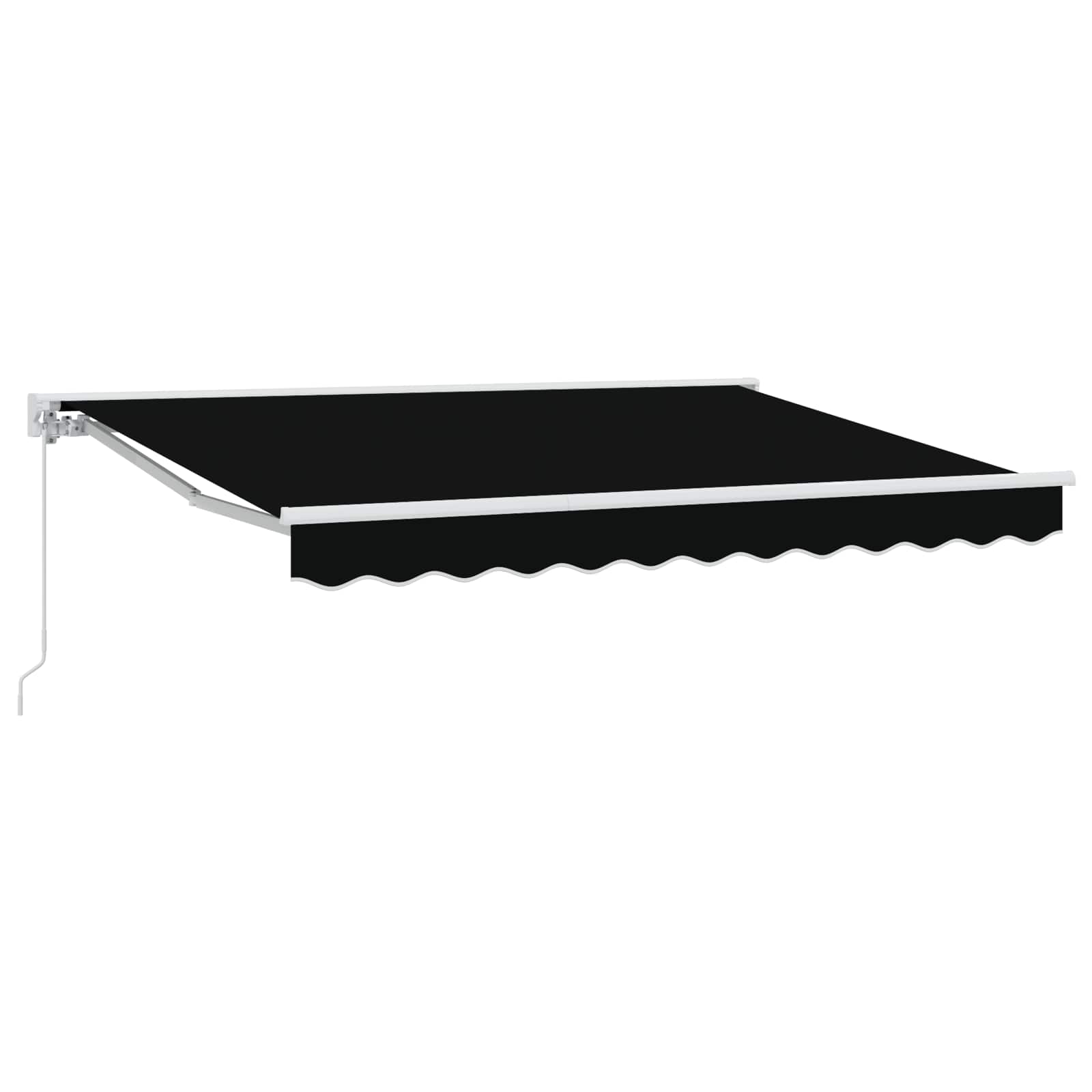 Tenda retrattile manuale Nero 3 x 2,5 m | homemem39