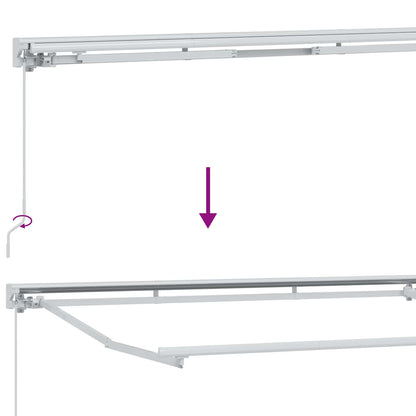 Tenda retrattile manuale Grigio Chiaro 3 x 2,5 m | homemem39