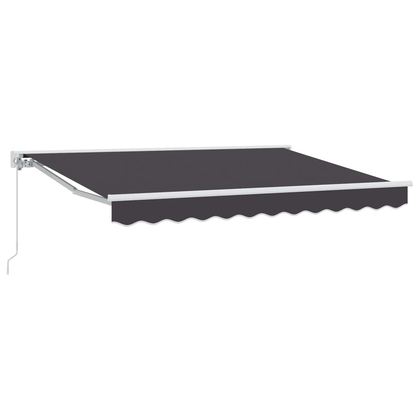 Tenda retrattile manuale Antracite 3,5 x 2,5 m | homemem39