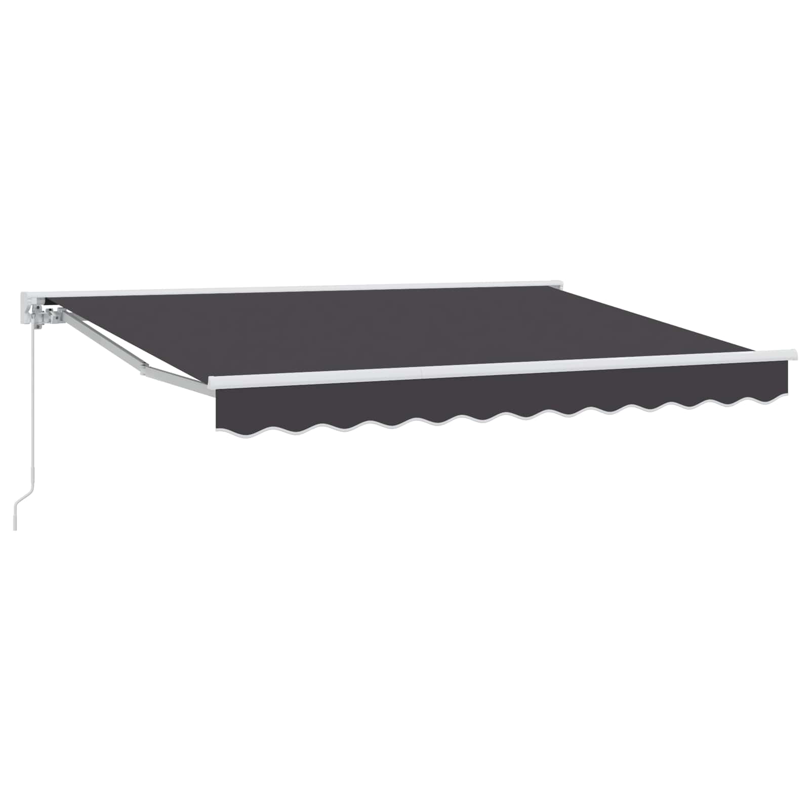 Tenda retrattile manuale Antracite 3,5 x 2,5 m | homemem39