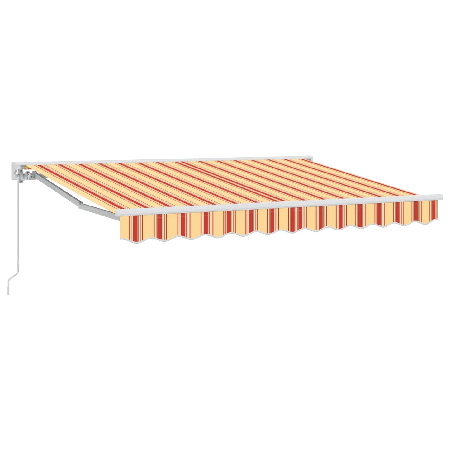 Tenda retrattile manuale Giallo e Arancione 3,5 x 2,5 m | homemem39