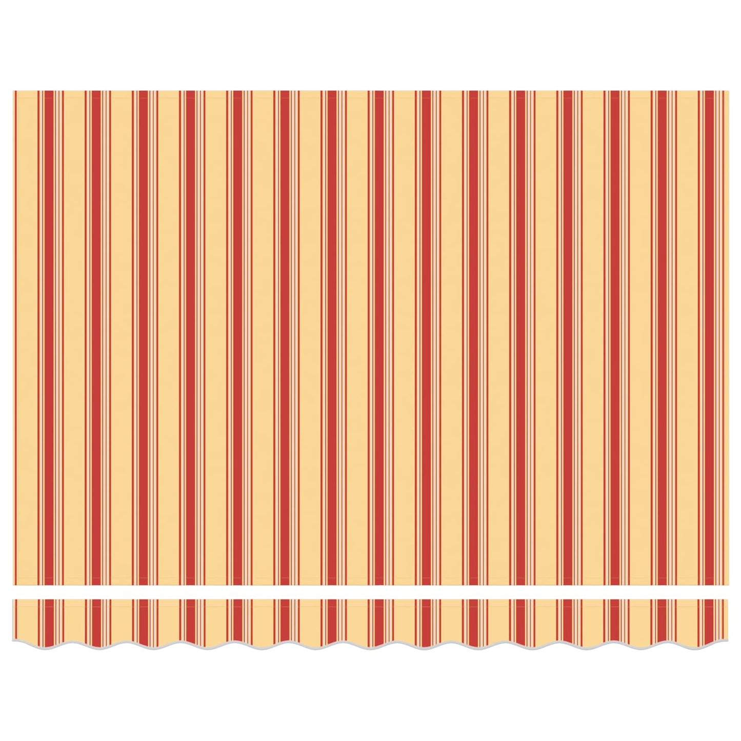 Tenda retrattile manuale Giallo e Arancione 3,5 x 2,5 m | homemem39