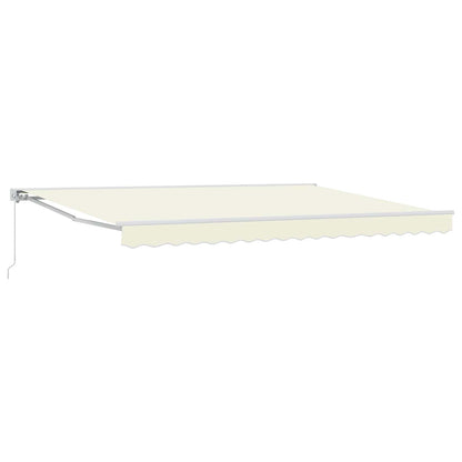 Tenda retrattile manuale Crema 4 × 3,5 m | homemem39