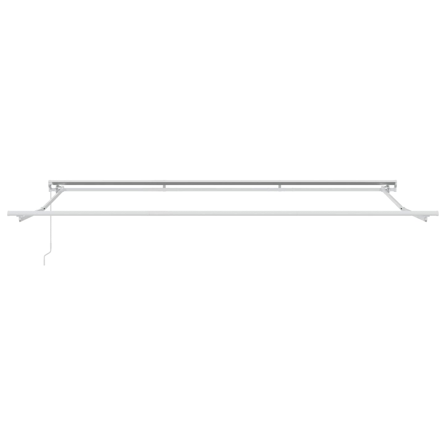 Tenda retrattile manuale Giallo, Grigio e Bianco 4 × 3,5 m | homemem39