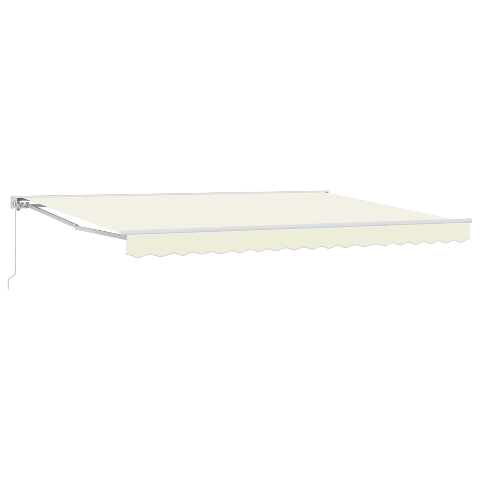 Tenda retrattile manuale Crema 4,5 × 3,5 m | homemem39