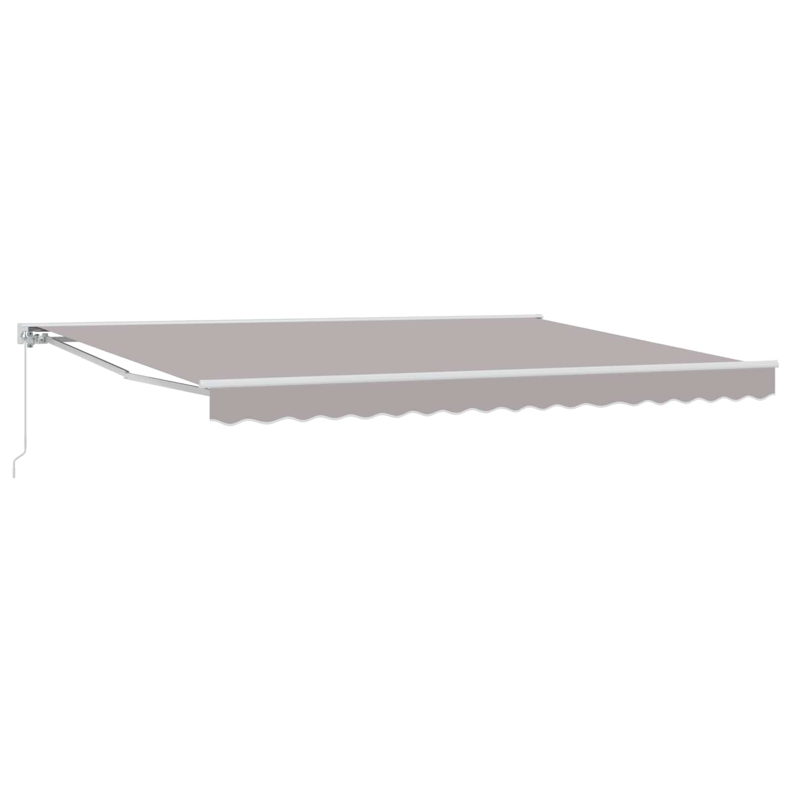 Tenda retrattile manuale Grigio Chiaro 4,5 × 3,5 m | homemem39