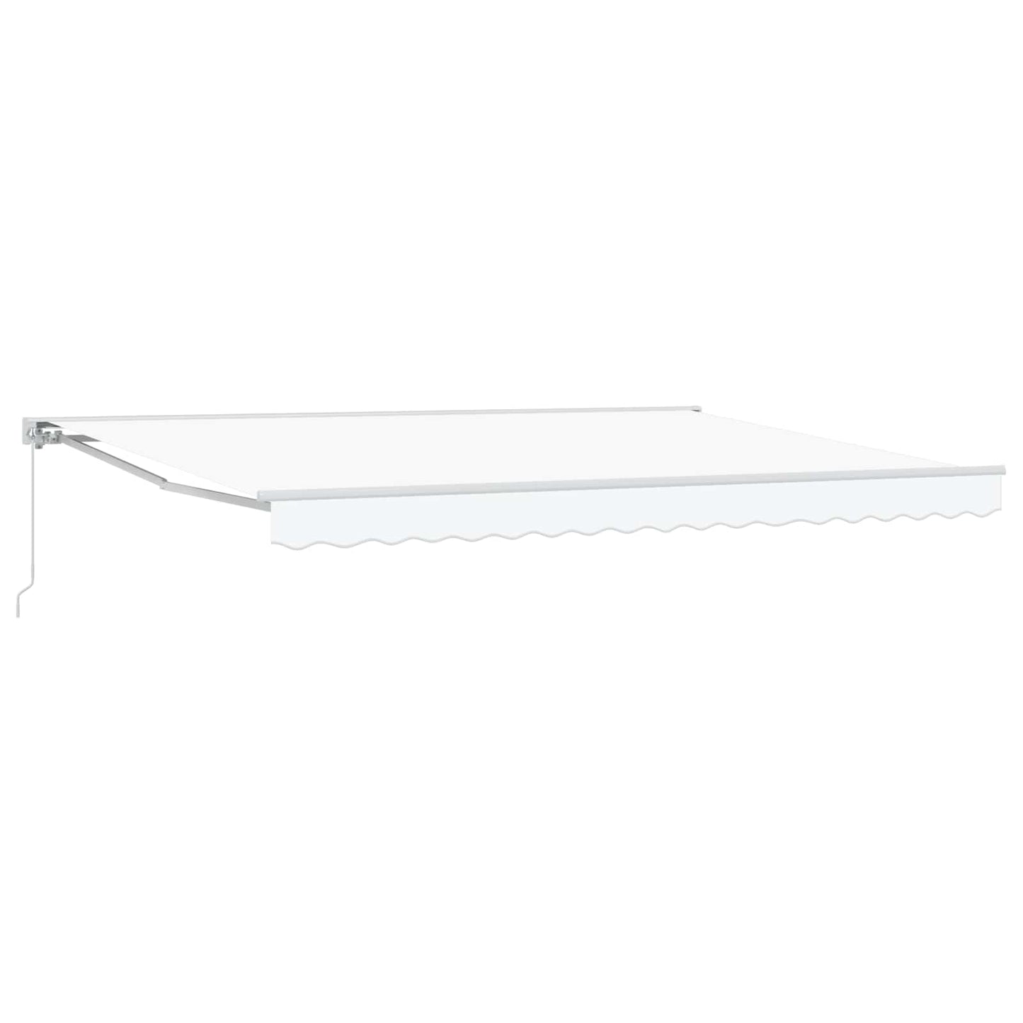 Tenda retrattile manuale Bianco 5 x 3 m | homemem39