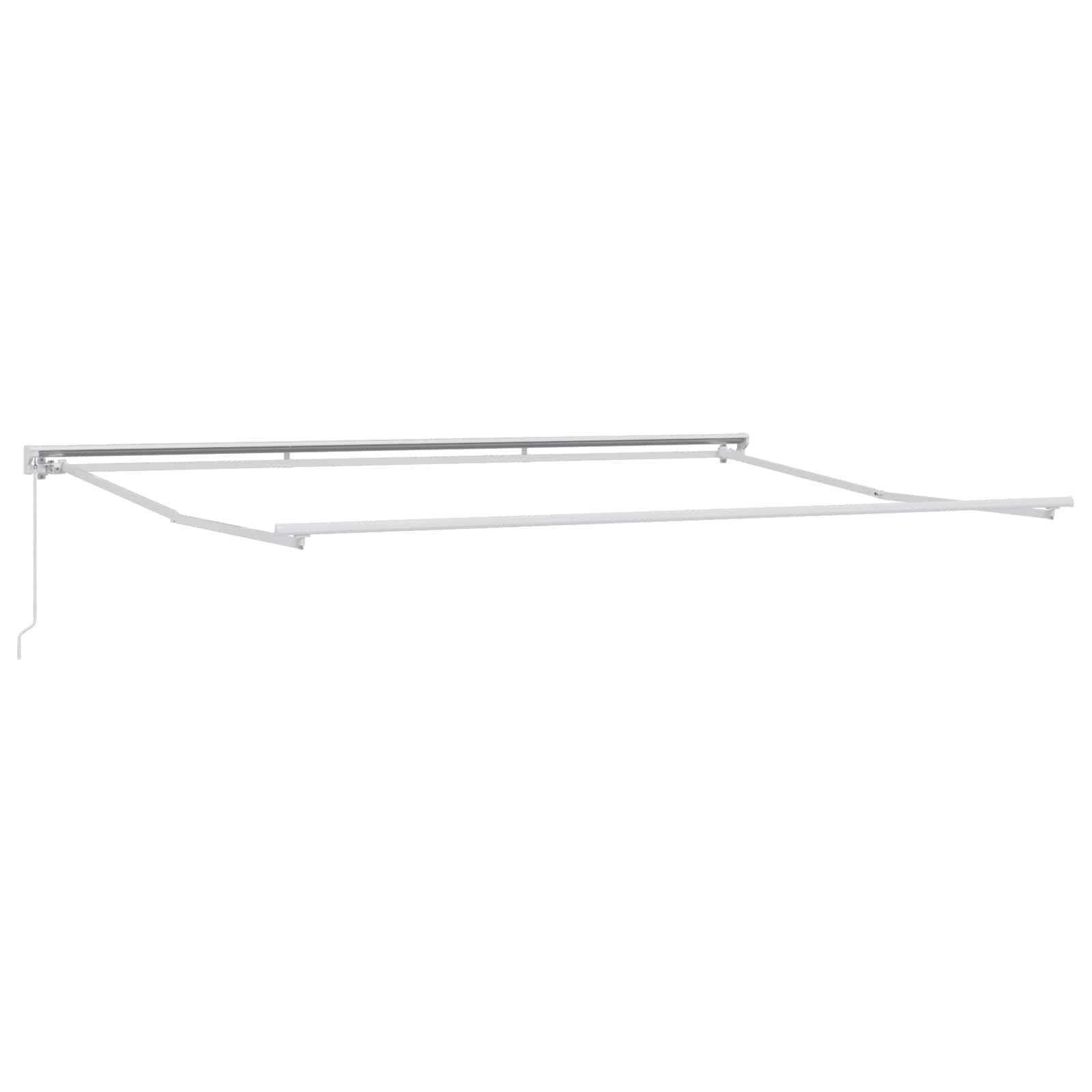 Tenda retrattile manuale Verde e Giallo 5 × 3,5 m | homemem39