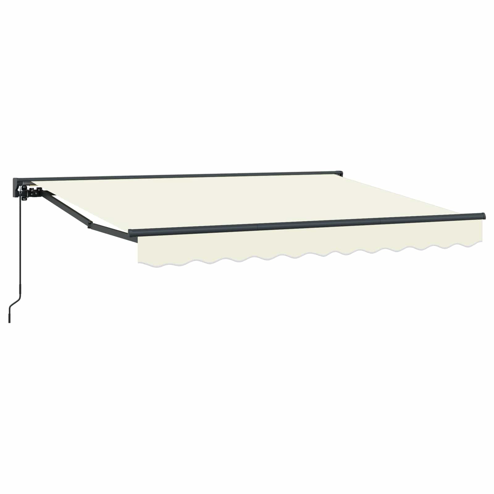 Tenda retrattile manuale Crema 2,5 x 2 m | homemem39