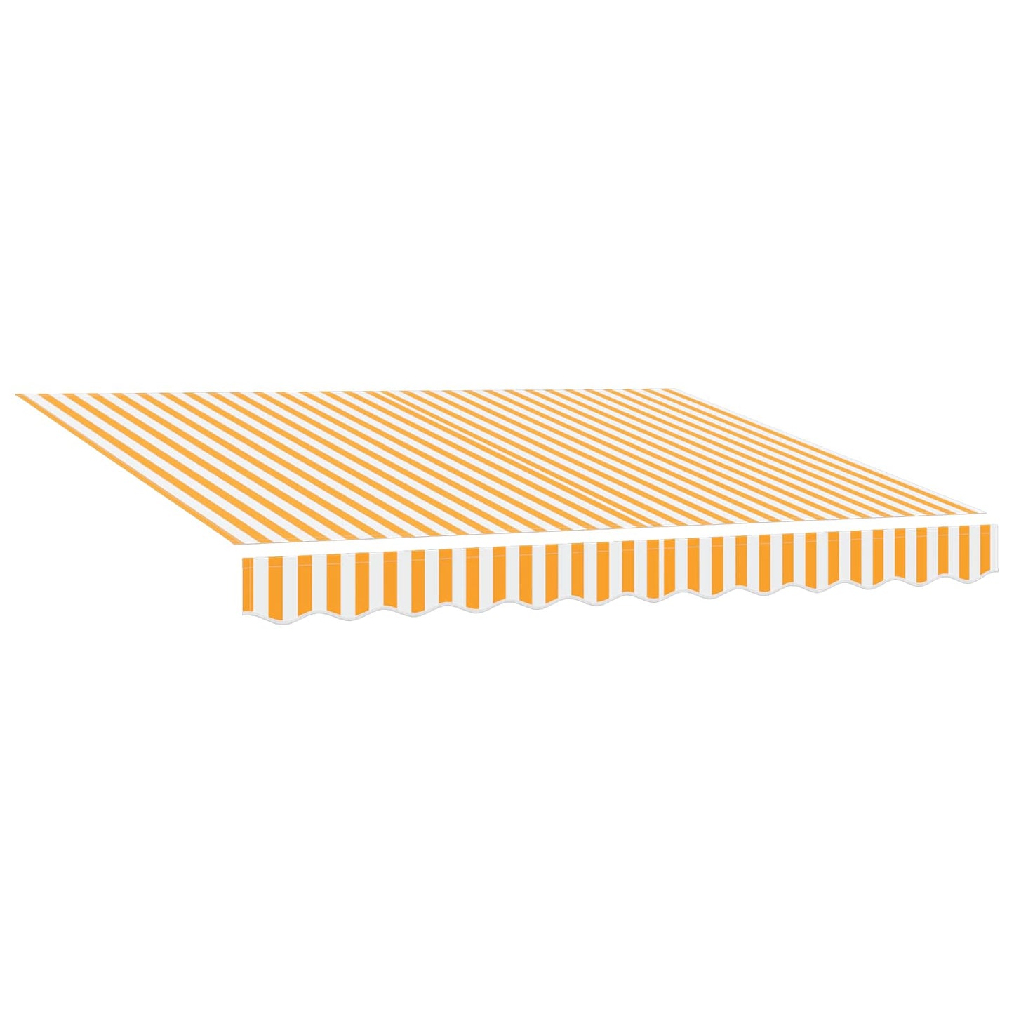 Tenda retrattile manuale Giallo e Bianco 3 x 2 m