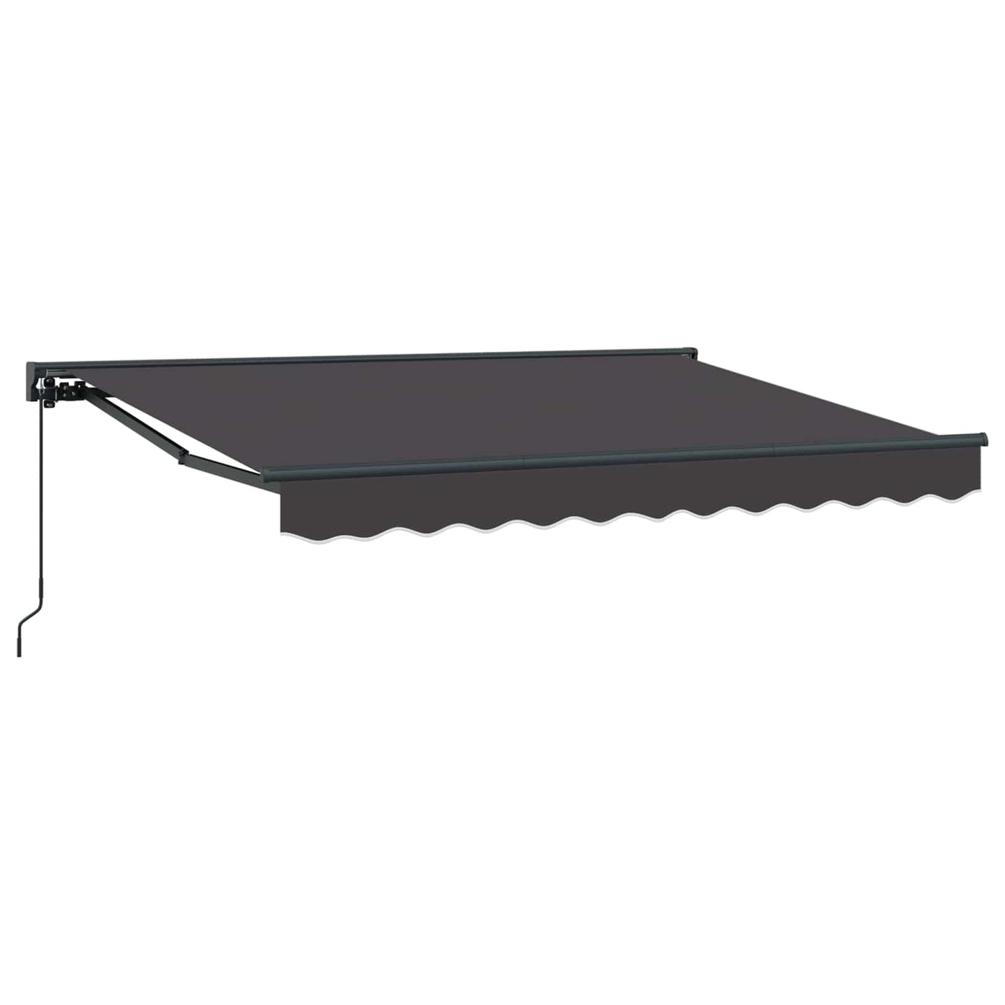 Tenda retrattile manuale Antracite 3,5 x 2 m | homemem39