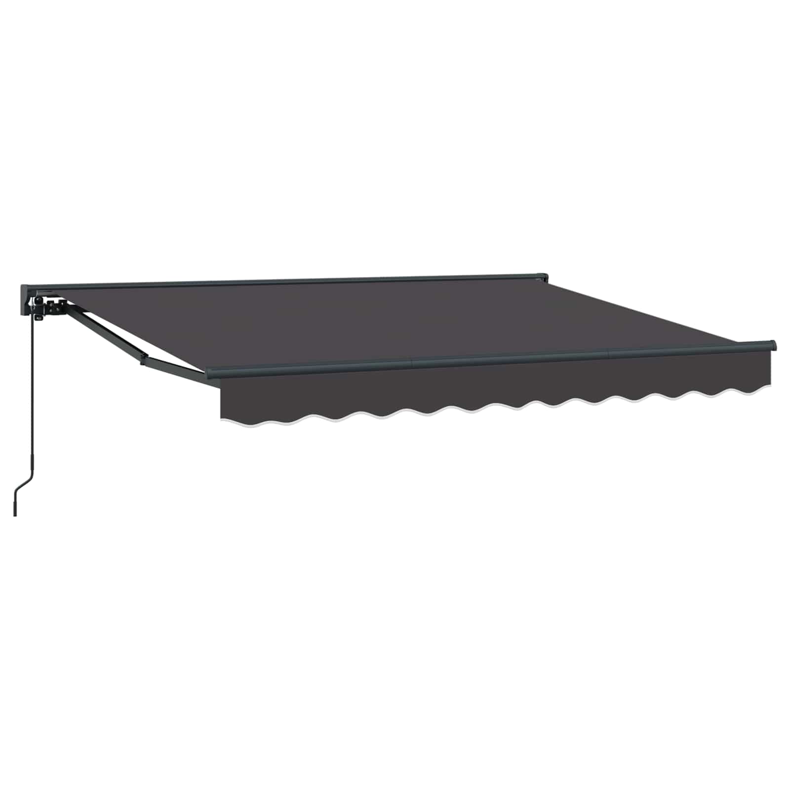 Tenda retrattile manuale Antracite 3,5 x 2 m | homemem39