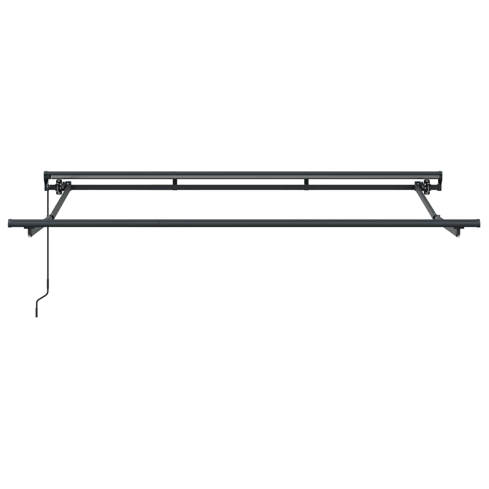 Tenda retrattile manuale Marrone 3,5 x 2 m | homemem39