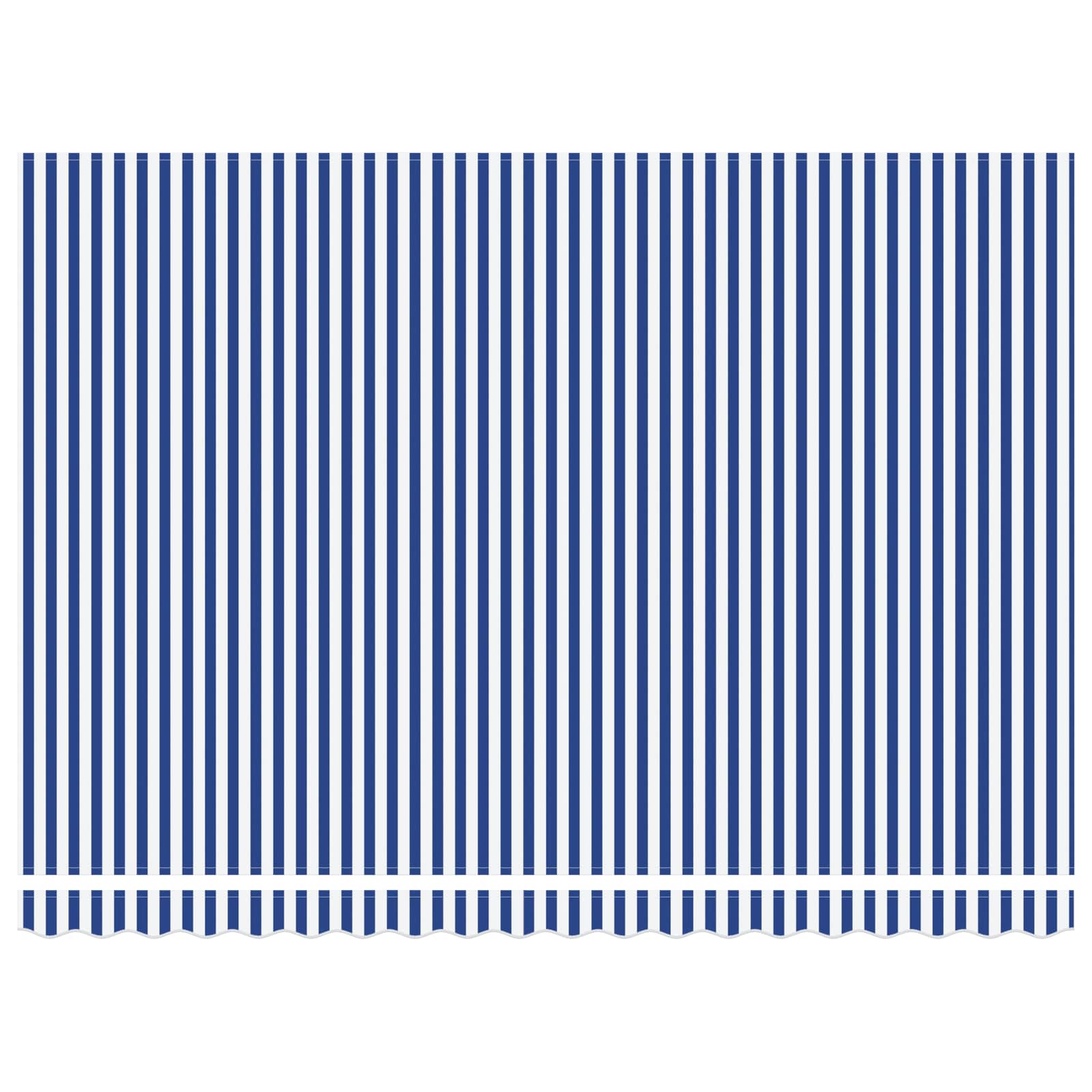 Tenda retrattile manuale Blu e Bianco 4 x 2 m | homemem39