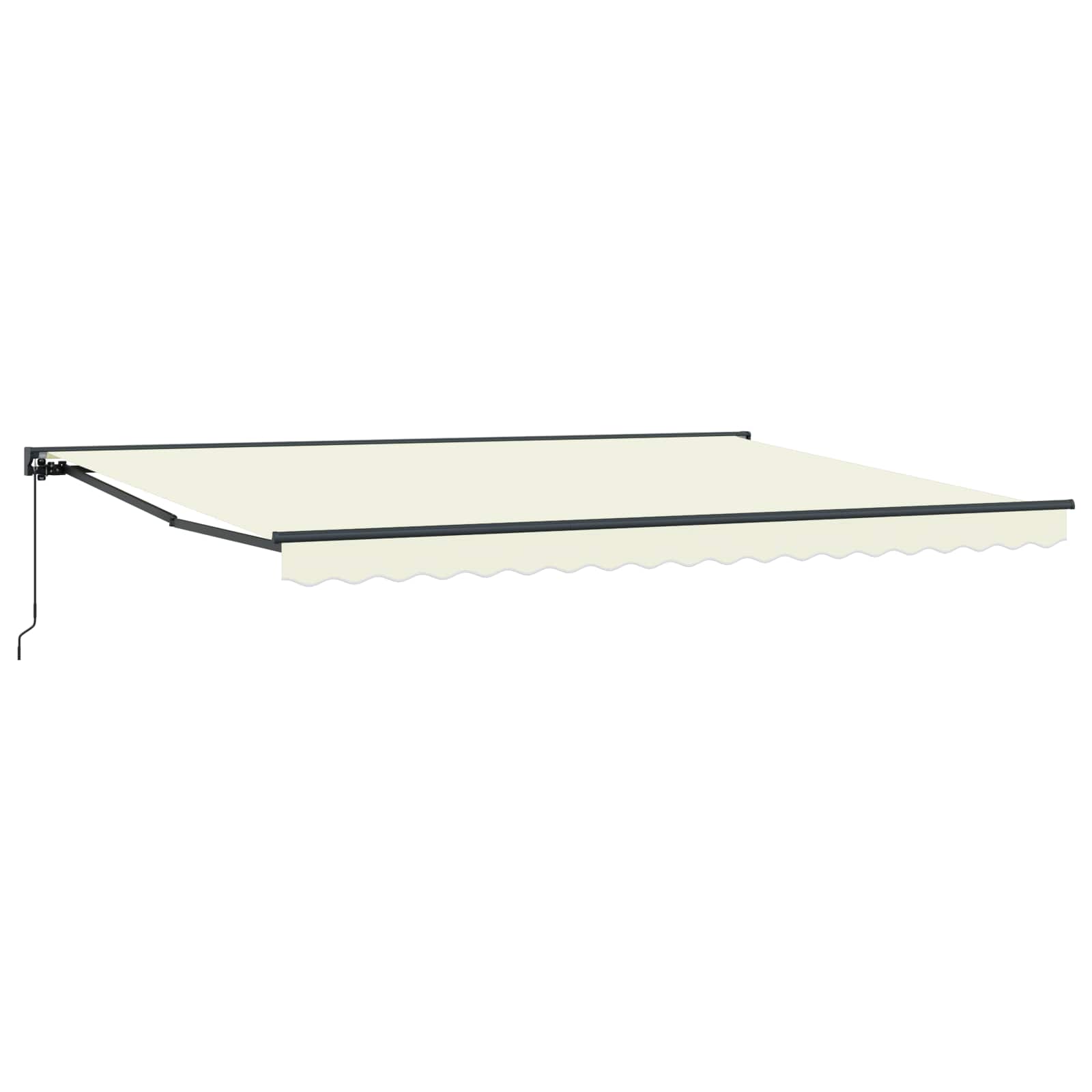Tenda retrattile manuale Crema 4,5 × 3,5 m | homemem39