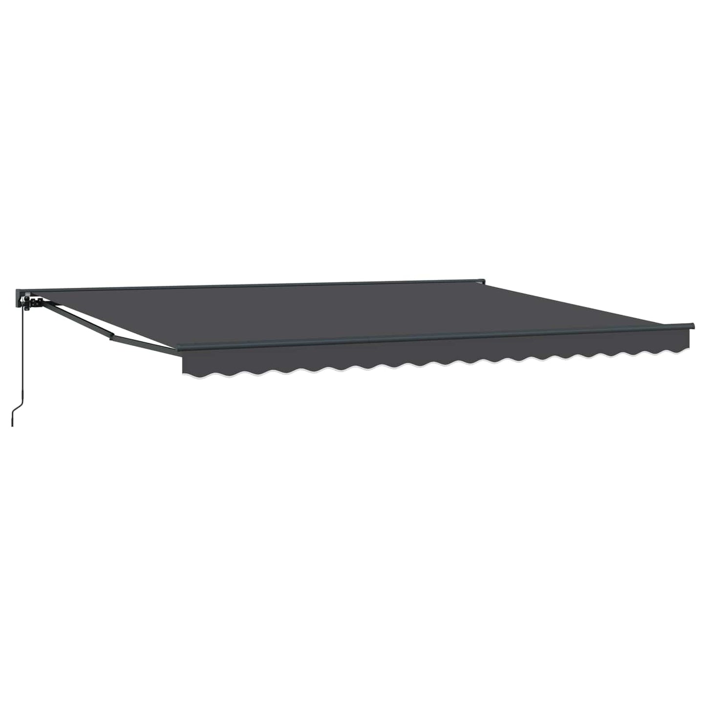 Tenda retrattile manuale Antracite 4,5 × 3,5 m | homemem39