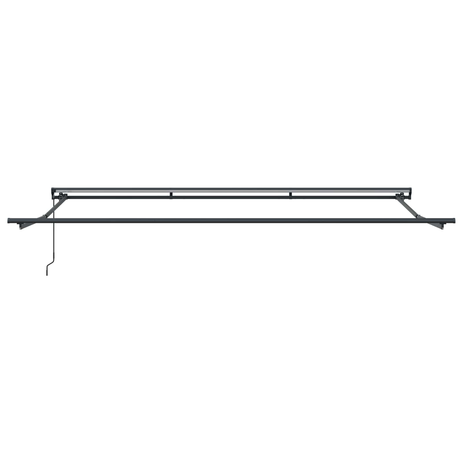Tenda retrattile manuale Marrone 5 × 3,5 m | homemem39