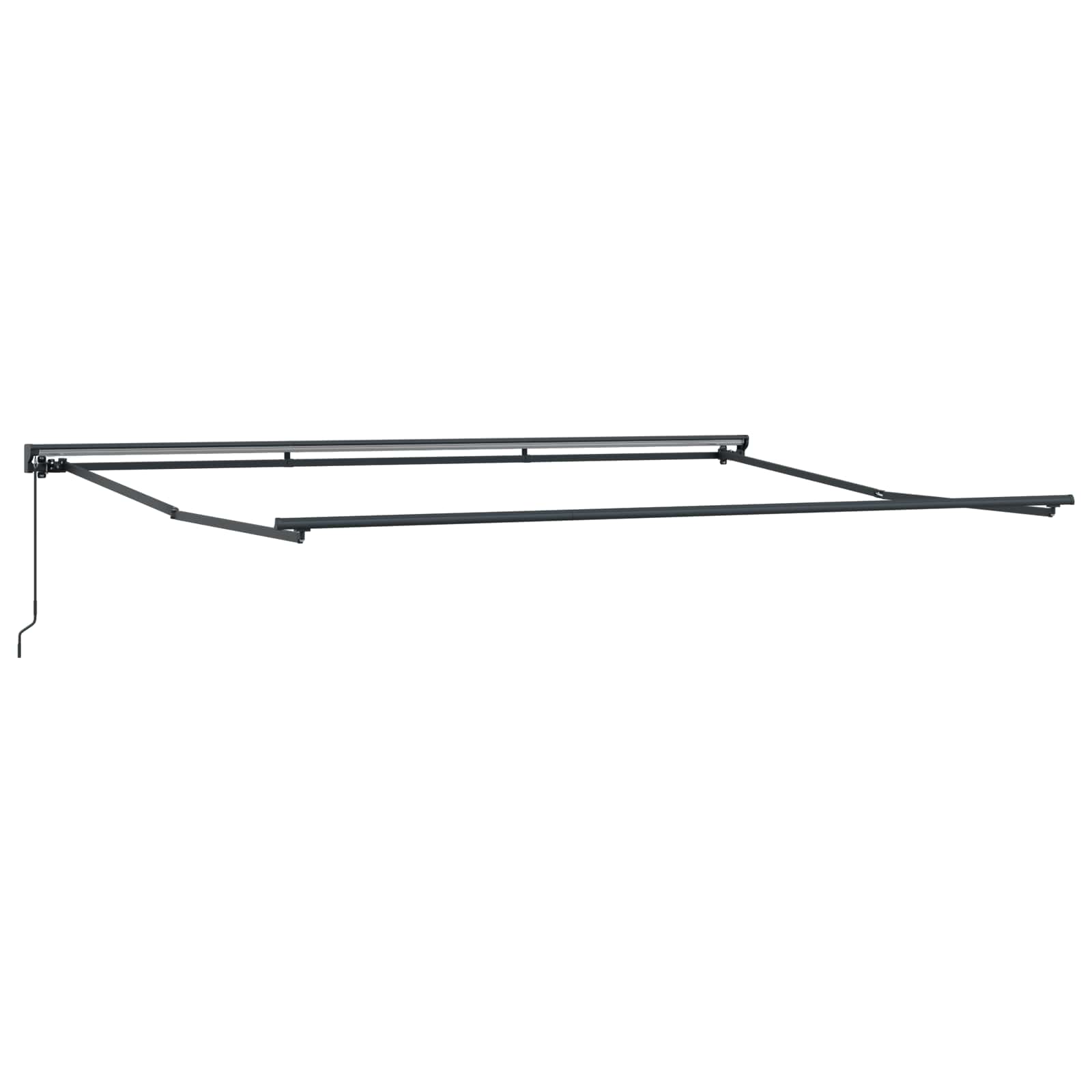 Tenda retrattile manuale Bianco 5 × 3,5 m | homemem39
