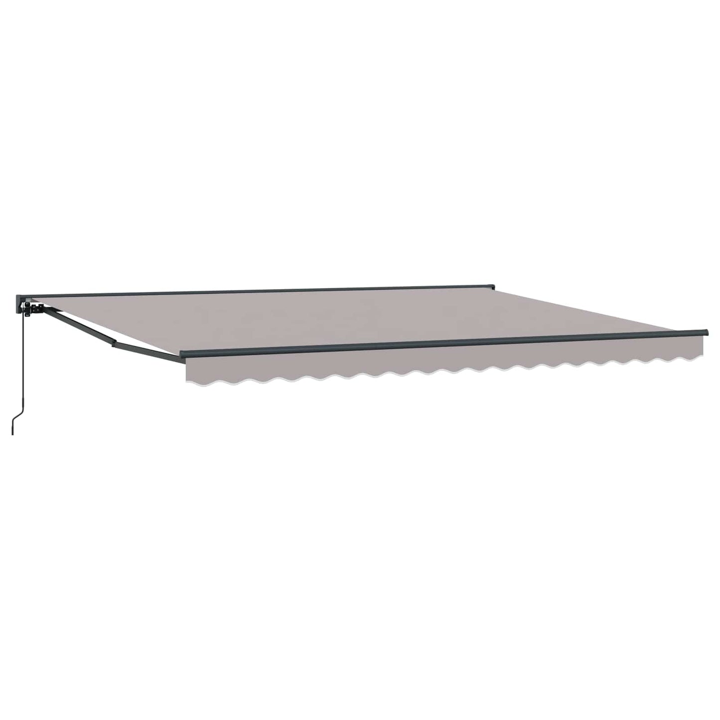 Tenda retrattile manuale Grigio Chiaro 5 × 3,5 m | homemem39