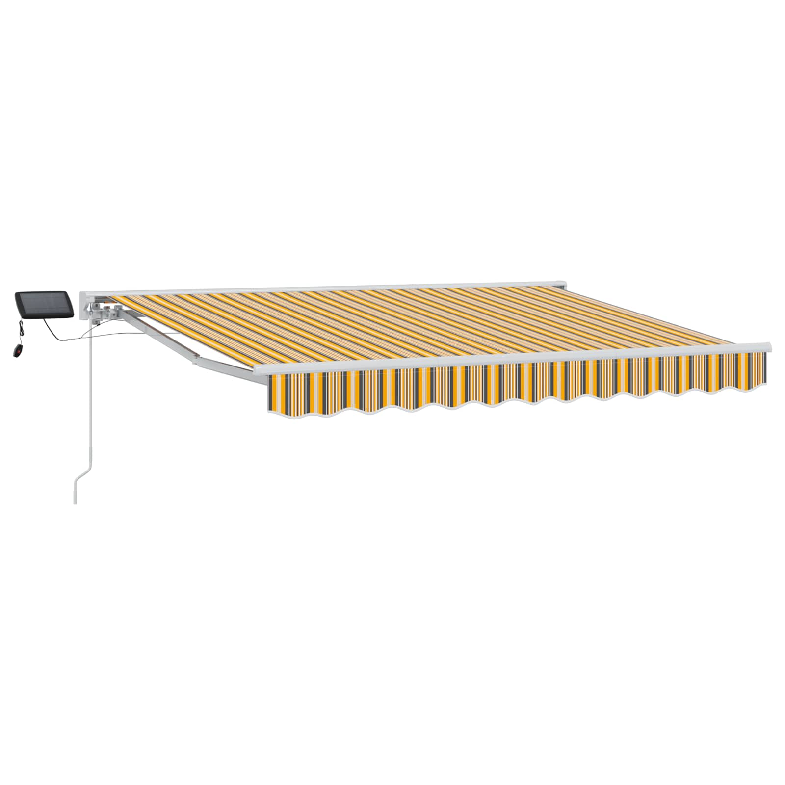 Cornice per Tenda Manuale con LED 3,5 x 2 m | homemem39