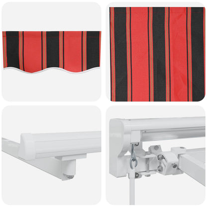 Cornice per Tenda Manuale con LED 3 x 2,5 m | homemem39