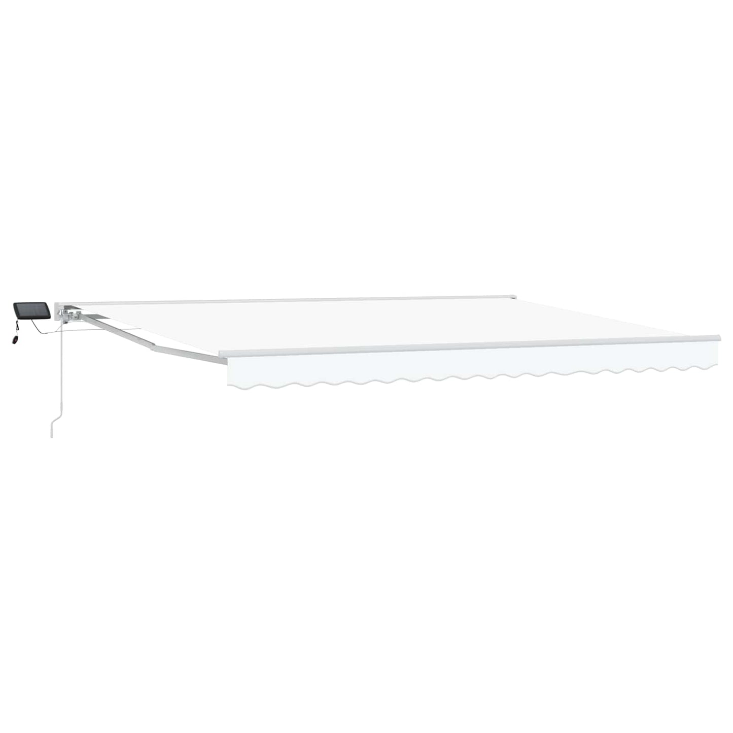 Cornice per Tenda Manuale con LED Bianco 4 × 3,5 m | homemem39