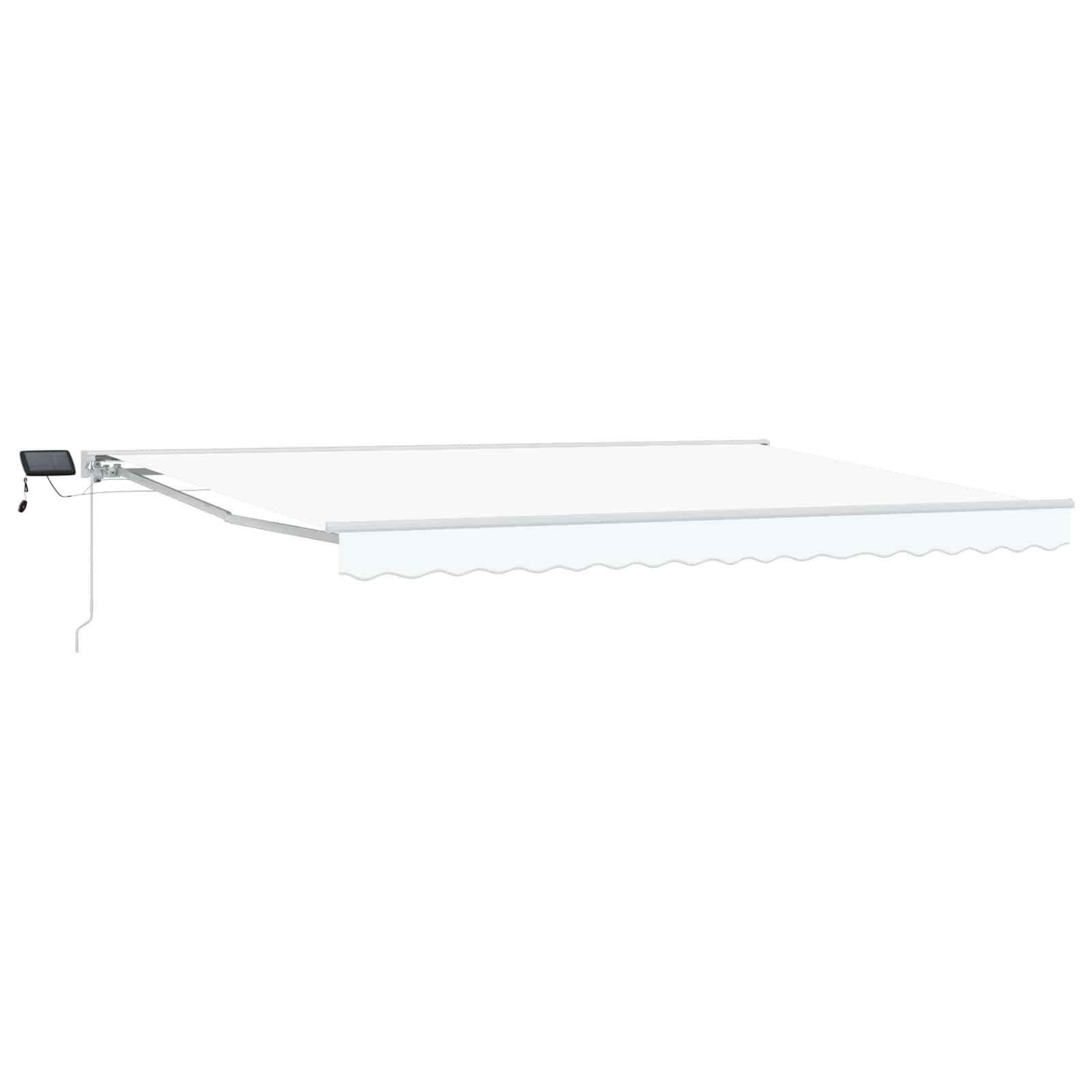 Cornice per Tenda Manuale con LED Bianco 4 × 3,5 m | homemem39