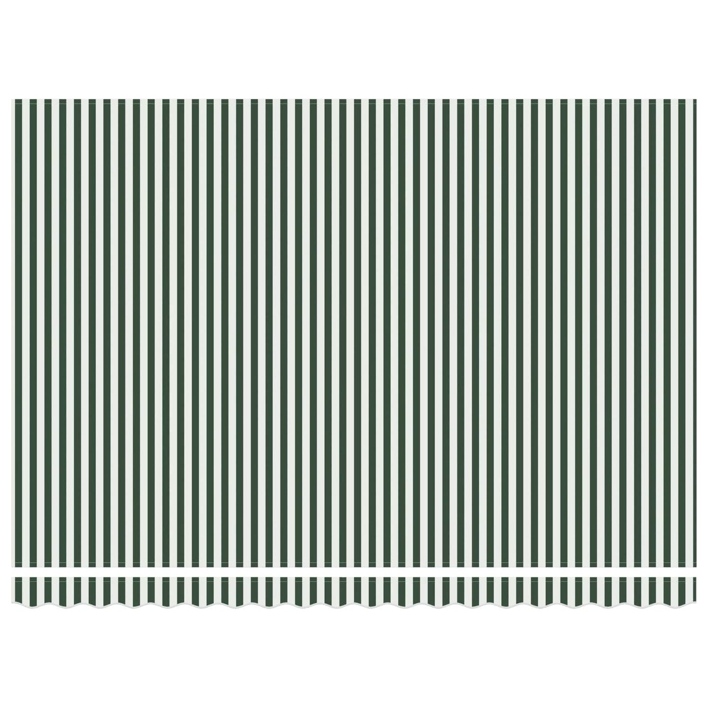 Cornice per Tenda Manuale con LED Verde e Bianco 4,5 × 3,5 m | homemem39