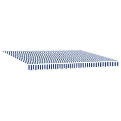 Cornice per Tenda Manuale con LED Blu e Bianco 5 x 3 m | homemem39