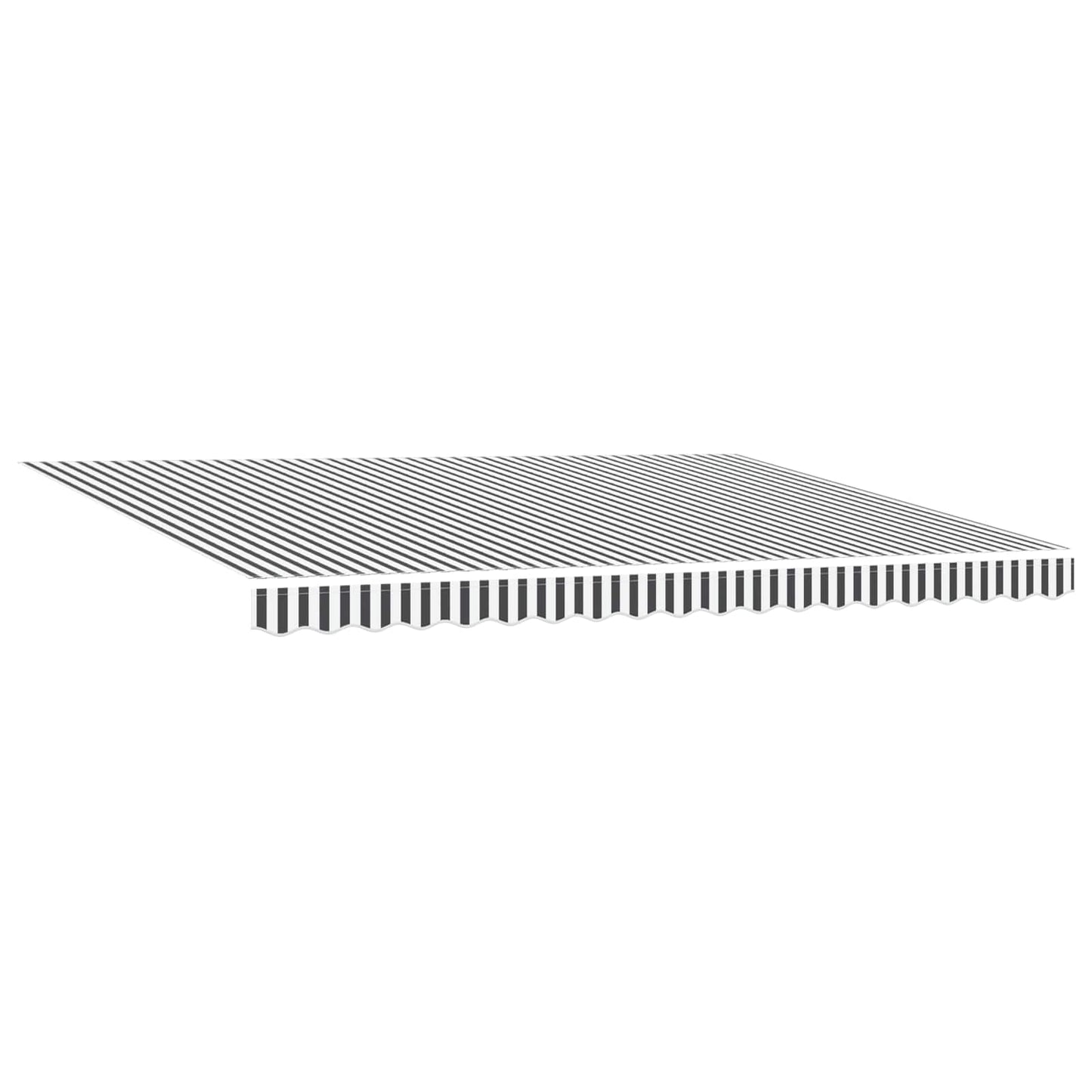 Cornice per Tenda Manuale con LED Antracite e Bianco 5 x 3 m | homemem39