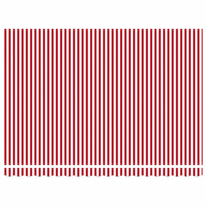 Cornice per Tenda Manuale con LED Rosso e Bianco 5 × 3,5 m | homemem39