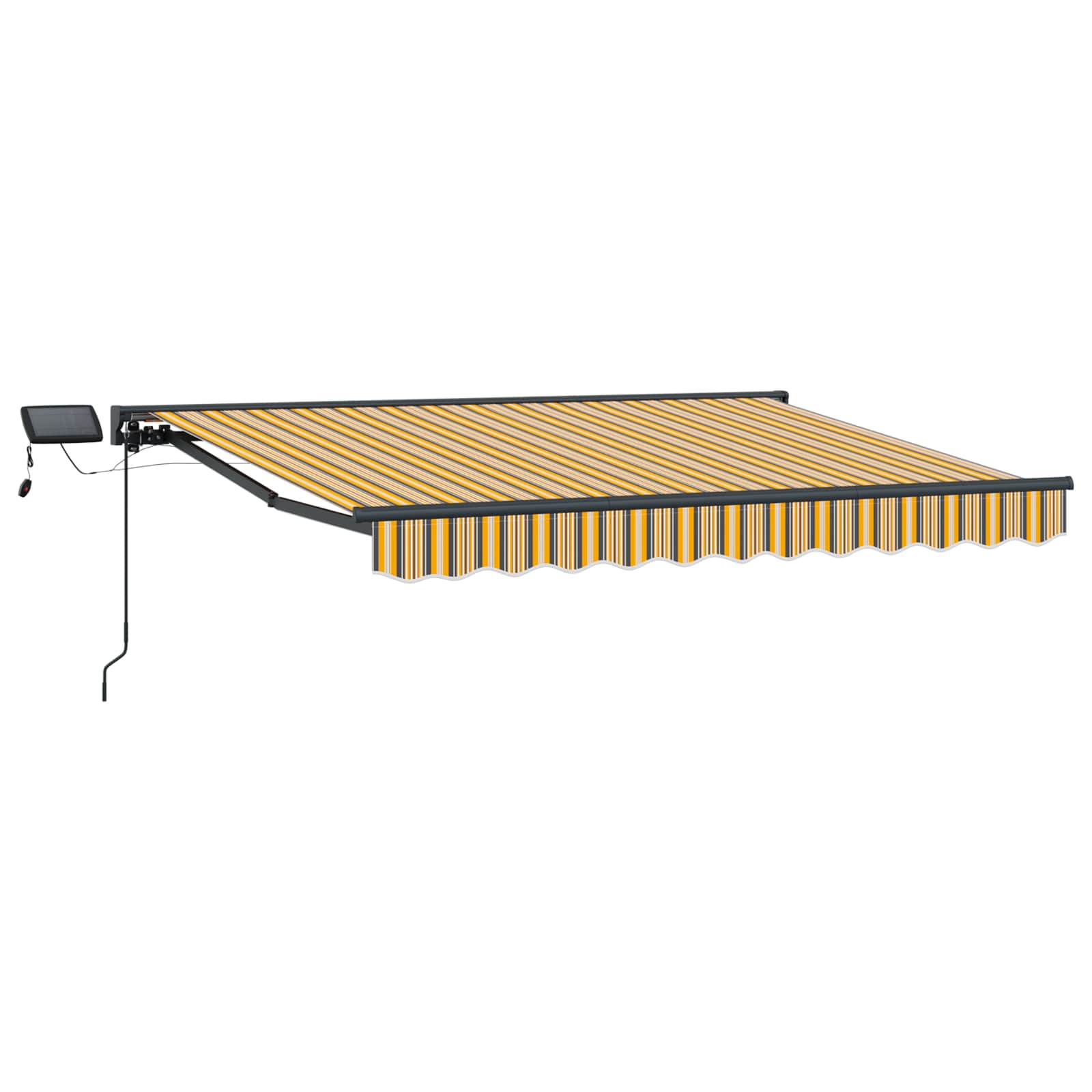 Cornice per Tenda Manuale con LED 3,5 x 2 m | homemem39