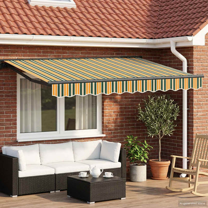 Cornice per Tenda Manuale con LED 3 x 2,5 m | homemem39