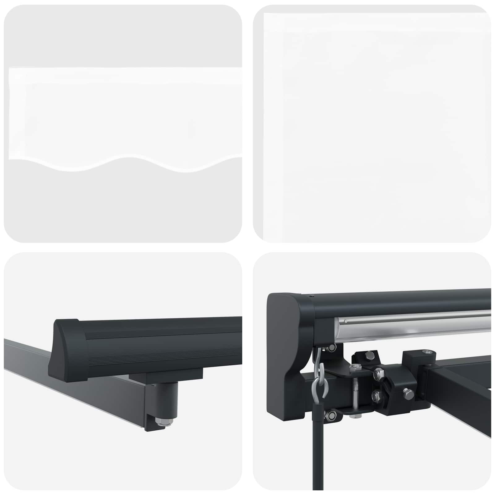 Cornice per Tenda Manuale con LED 3,5 x 2,5 m | homemem39
