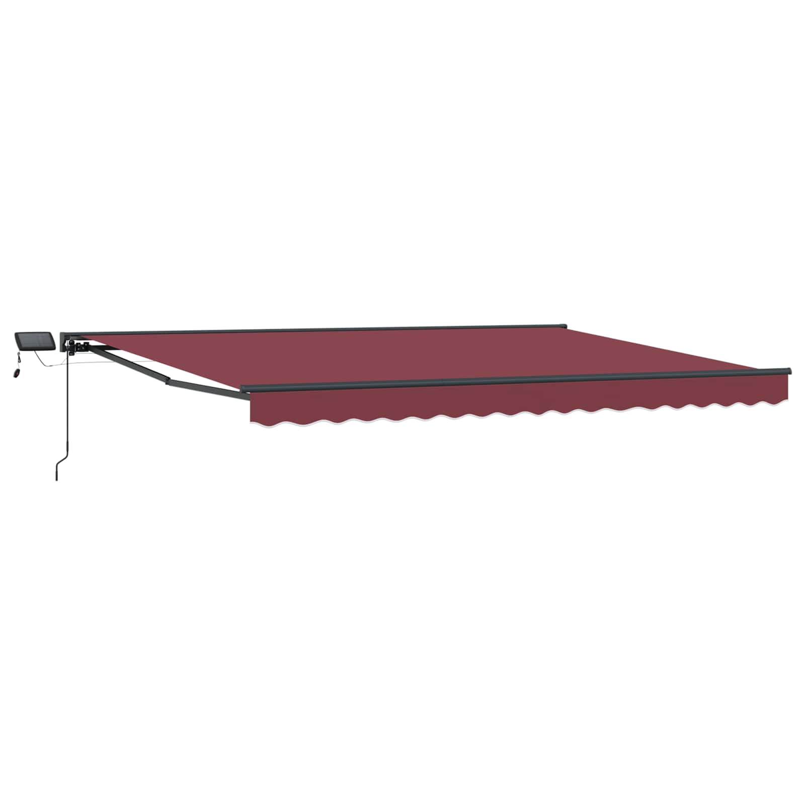 Cornice per Tenda Manuale con LED 4 × 3,5 m | homemem39