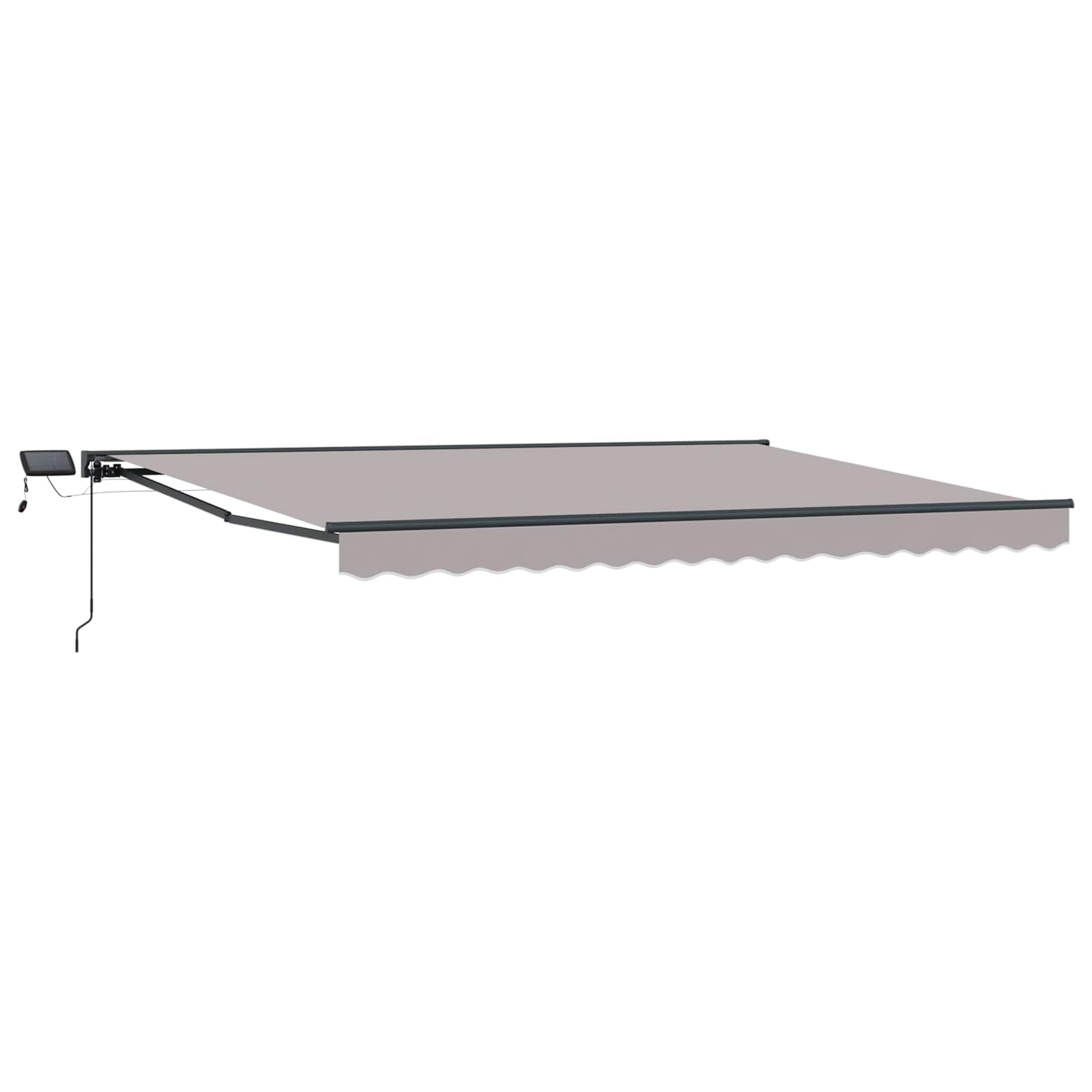 Cornice per Tenda Manuale con LED 4 × 3,5 m | homemem39