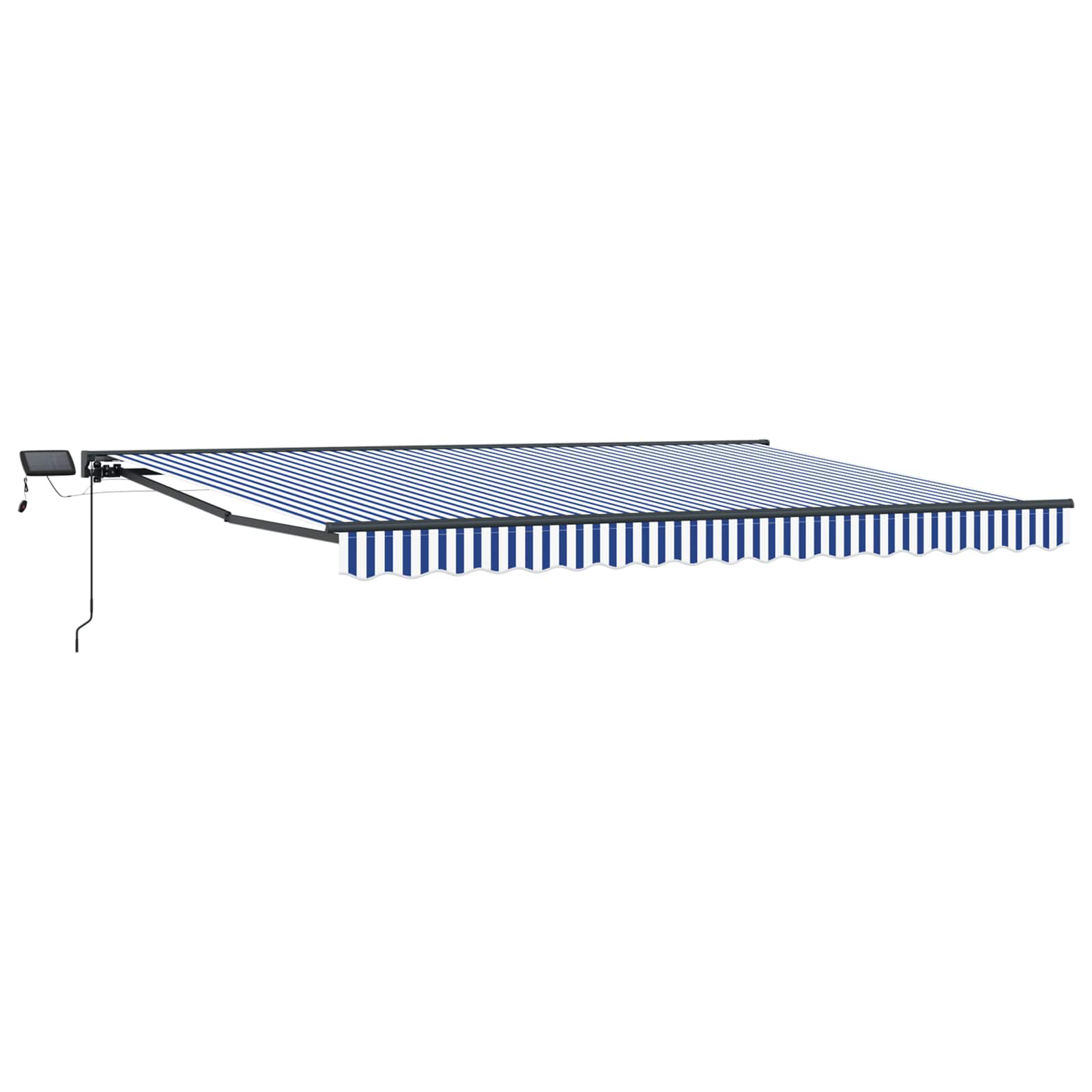 Cornice per Tenda Manuale con LED 4,5 × 3,5 m | homemem39