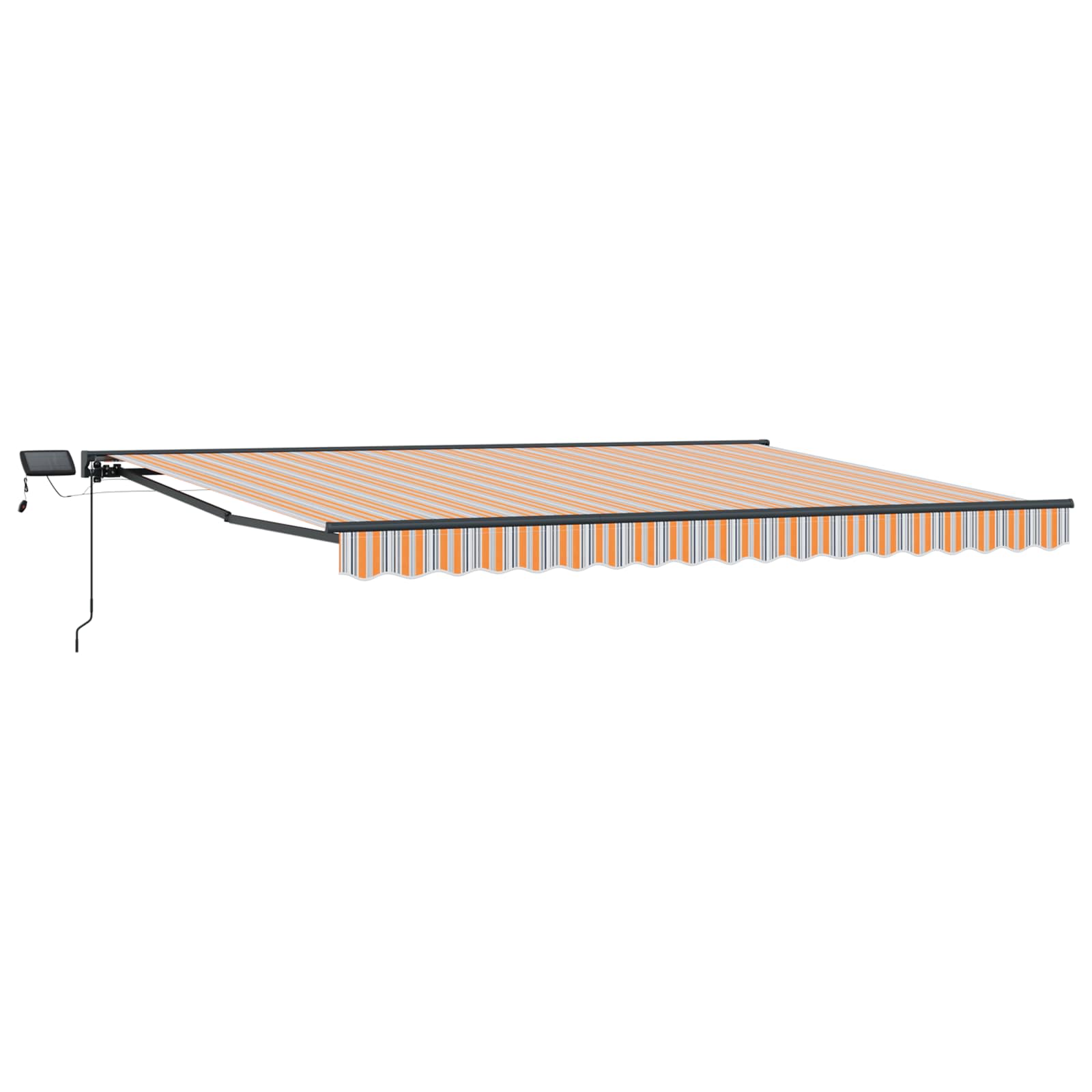 Cornice per Tenda Manuale con LED 4,5 × 3,5 m | homemem39