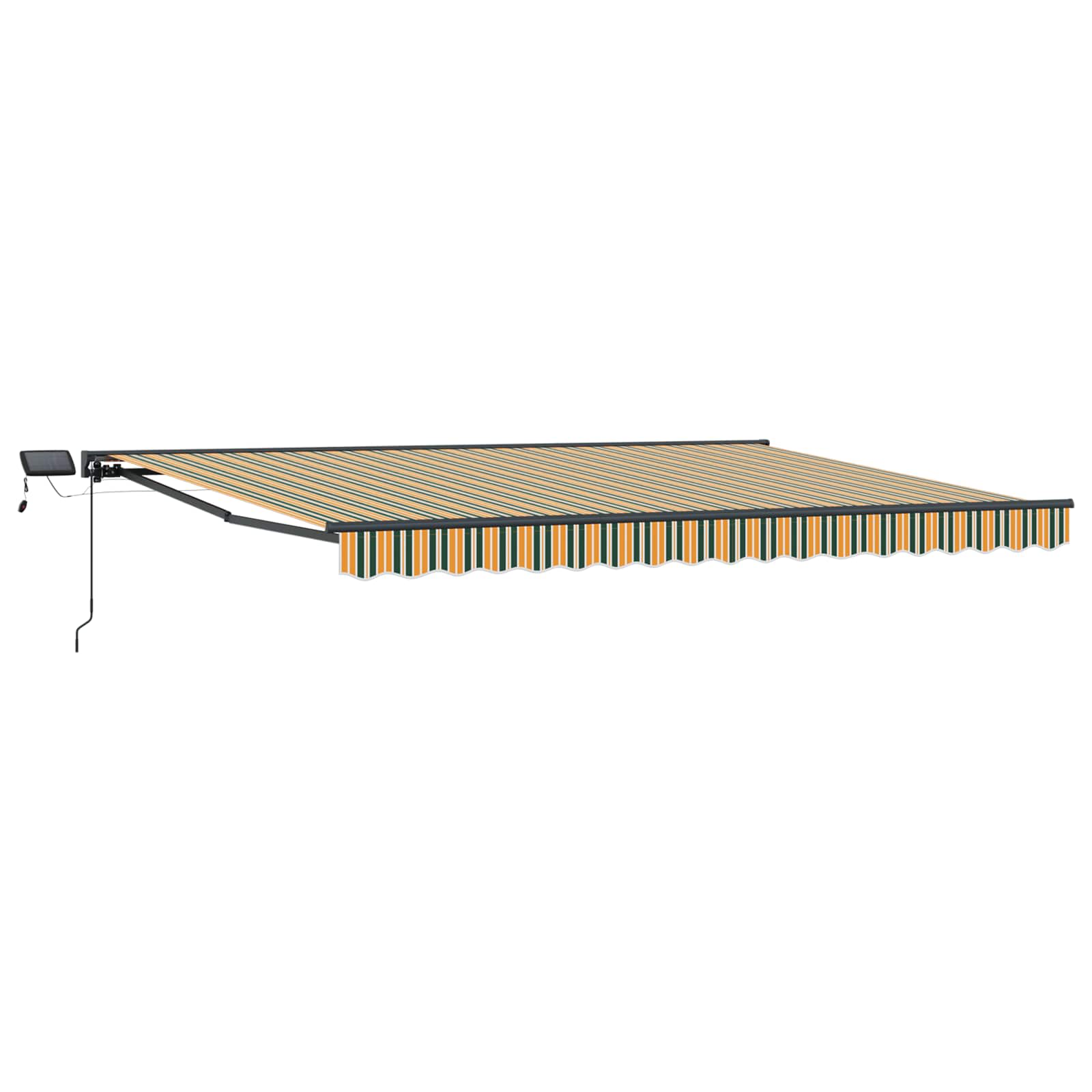 Cornice per Tenda Manuale con LED 4,5 × 3,5 m | homemem39