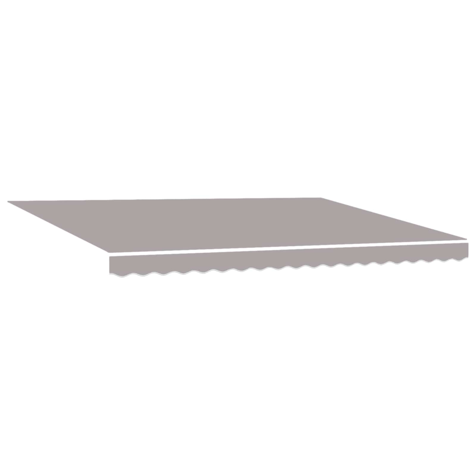 Cornice per Tenda Manuale con LED 5 × 3,5 m | homemem39