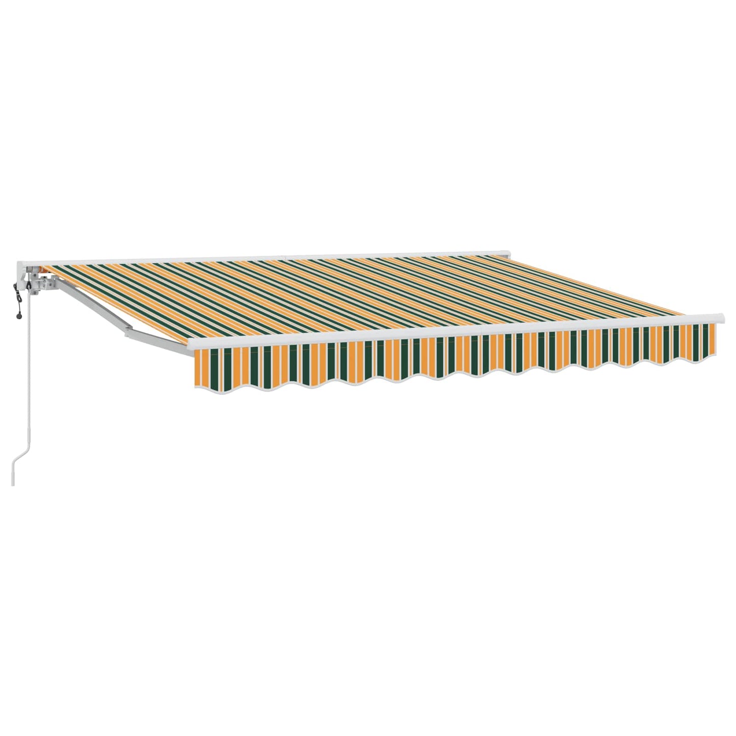Tettuccio Elettrico Retrattile Verde e Giallo 3 x 2,5 m | homemem39
