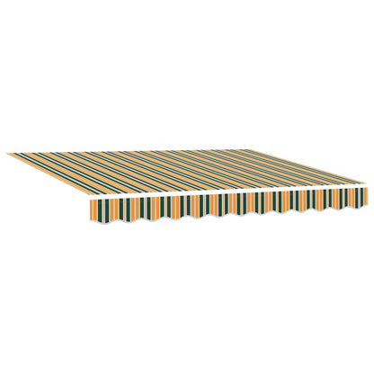 Tettuccio Elettrico Retrattile Verde e Giallo 3 x 2,5 m | homemem39