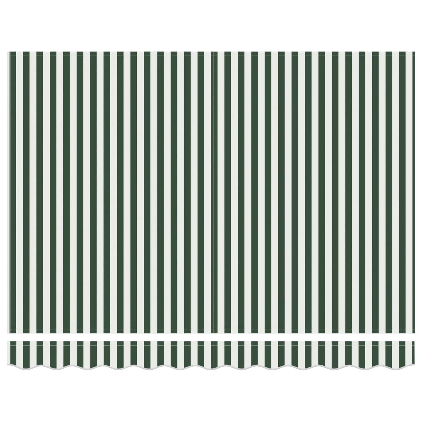 Tettuccio Elettrico Retrattile Verde e Bianco 3 x 2,5 m | homemem39