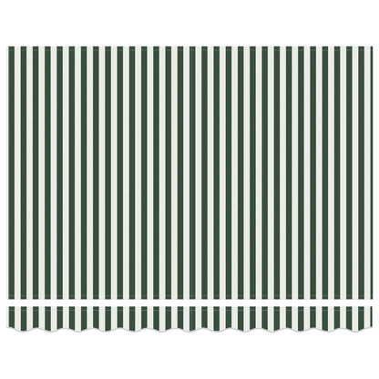 Tettuccio Elettrico Retrattile Verde e Bianco 3 x 2,5 m | homemem39