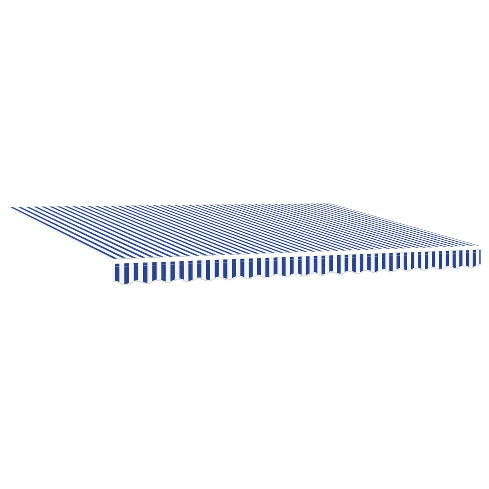 Tettuccio Elettrico Retrattile Blu e Bianco 4 × 3,5 m | homemem39
