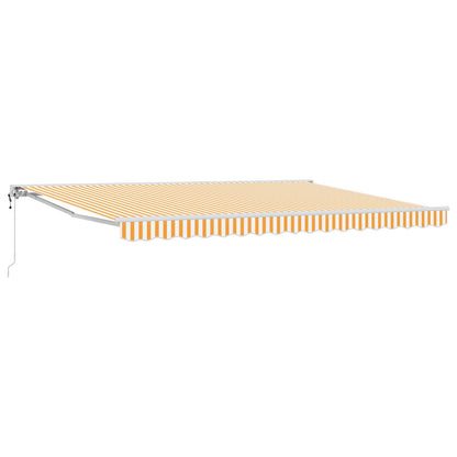 Tettuccio Elettrico Retrattile Arancione 4,5 × 3 m | homemem39