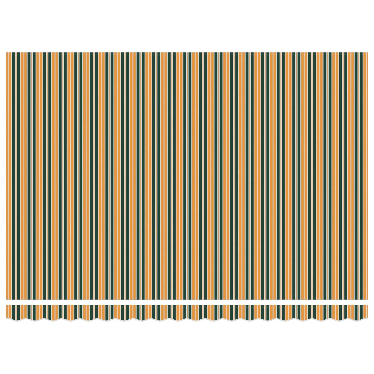 Tettuccio Elettrico Retrattile Verde e Giallo 4,5 × 3,5 m | homemem39